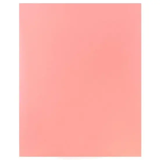 JAM 6pk Glossy Paper Folder 2 Pocket - Light Pink image {3}