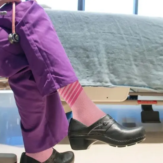 Copper Zone Energizing Fun Knee High Socks For Medical Professionals - 3 Pair Pack image {4}