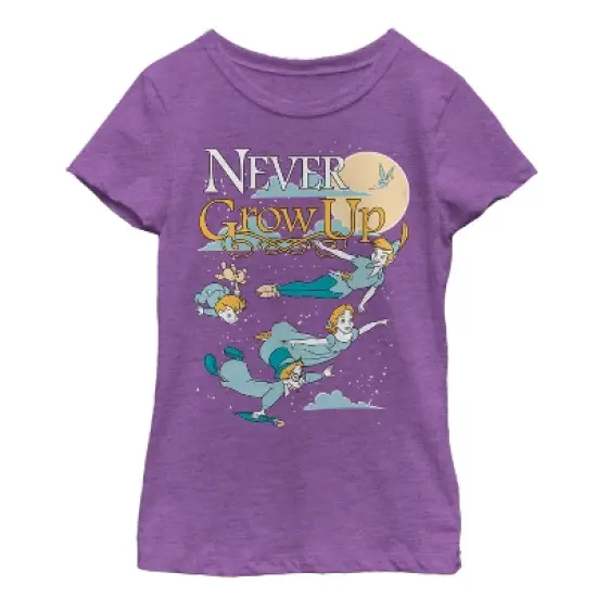 Girl's Peter Pan Never Grow Up T-Shirt image {2}