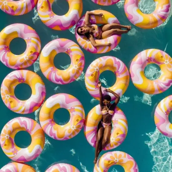 FUNBOY x Barbie Dream Tube Pool Float - Pink image {2}