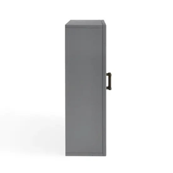 Tara Wall Decorative Wall Cabinet Gray - Crosley image {3}