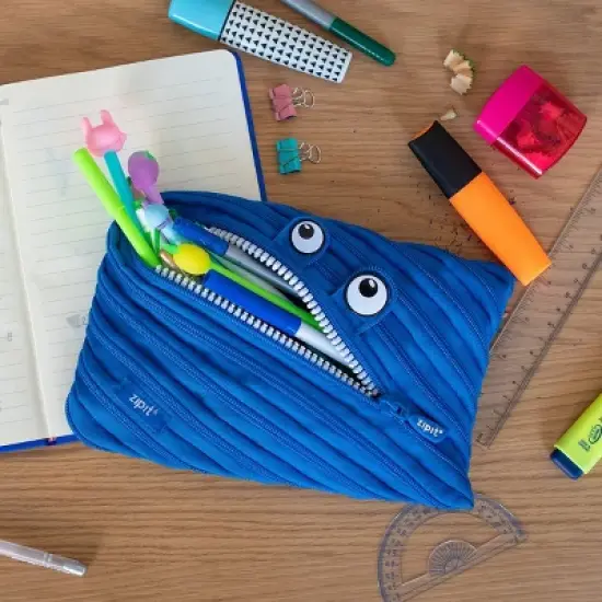 ZIPIT Monster Large Pencil Case, Pencil Pouch for Kids image {1}