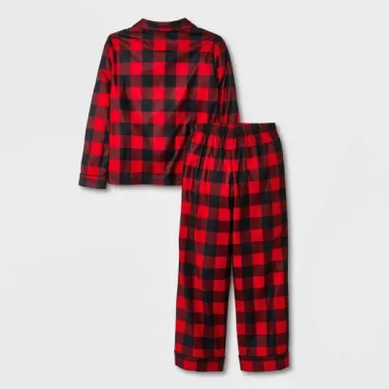 Kids' 2pc Button Up Pajama Set - Cat & Jack&trade; image {1}