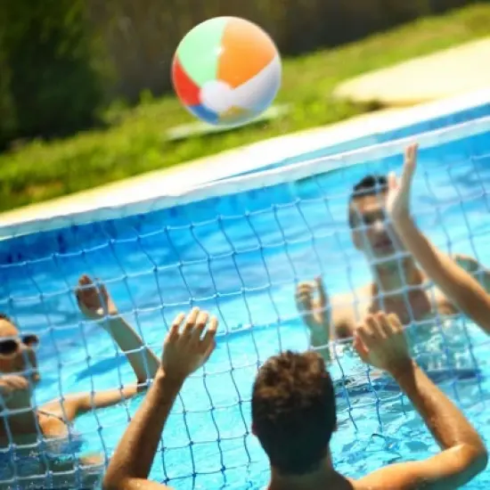 Garvee Inflatable Beach Balls for Kids Pool Toys, Rainbow Color Summer Water Toy Indoor Outdoor Fun Play Game Activities image {8}