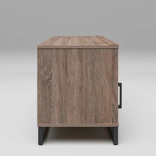 Mixed Material TV Storage Stand for TVs up to 54" with Sliding Doors - Room Essentials&trade; image {3}