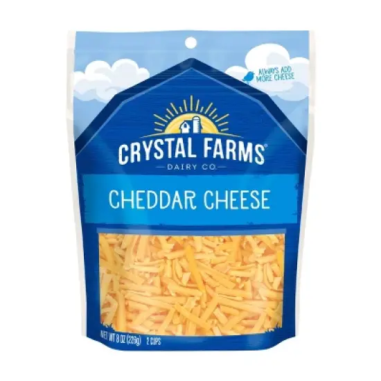 Crystal Farms Cheddar Cheese - 8oz image {7}