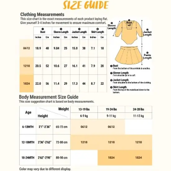 Joyfy Toddler's Little Red Riding Hood Costume Halloween - Little Red Riding Hood Costume with Hood Bodysuit Cape&Skirt Set for Baby Girls image {7}