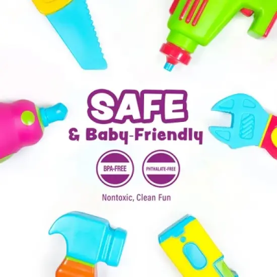 Tub Works Tools Mold Free Bath Toys, 6 Pack image {4}