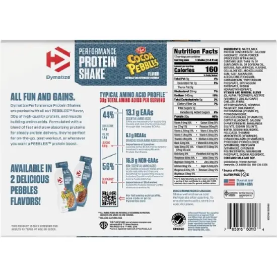 Dymatize Ready to Drink Protein Shake - Cocoa Pebbles - 11.5 fl oz/12pk image {1}