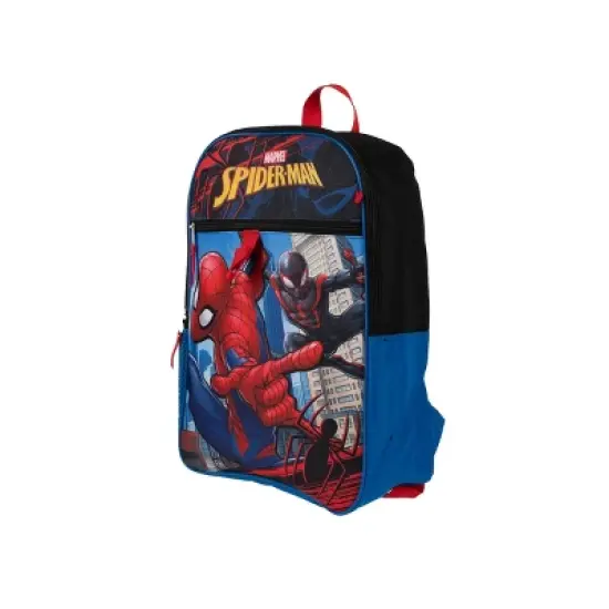Spider-Man With Miles Morales 5-Piece 16" Youth Backpack Set image {2}
