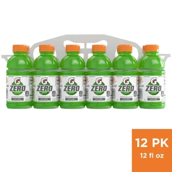 Gatorade G Zero Apple Burst Sports Drink - 12pk/12 fl oz Bottles image {4}