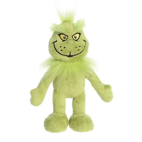 Aurora Small Grinch Armature Dr. Seuss Whimsical Stuffed Animal Green 7" image {1}