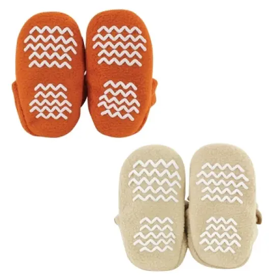 Hudson Baby Infant Boy Cozy Fleece Booties, Lion Tiger, 0-6 Months image {2}