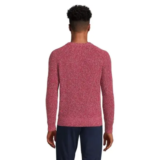 Lands' End Men's Drifter Cotton Crewneck Sweater image {1}