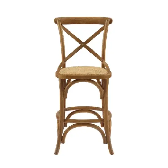 Roxy Wash Counter Height Barstool Gray - Linon image {2}