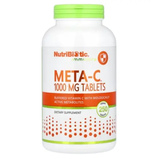 NutriBiotic Immunity,  Meta-C&reg; , 250 Vegan Tablets image {4}