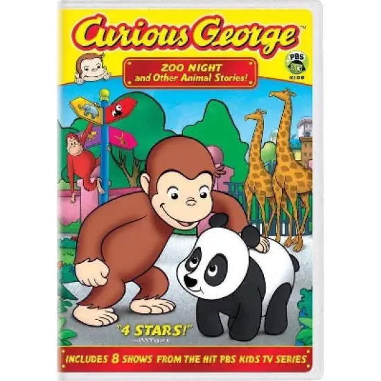 Curious George: Zoo Night and Other Animal Stories (DVD) image {1}