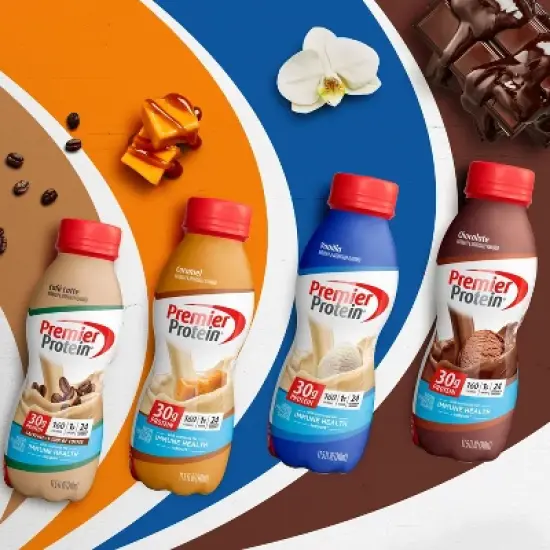 Premier Protein Nutritional Shake - Peaches & Cream - 11.5 fl oz/12pk image {1}