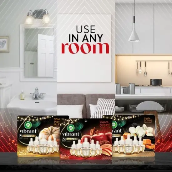 Air Wick Scented Oil Air Freshener Spiced Apples - 1.34 fl oz image {5}