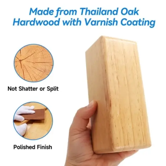 GSE Oak Hardwood Kubb Viking Tossing Game Outdoor Backyard Lawn Throwing Game Set image {3}