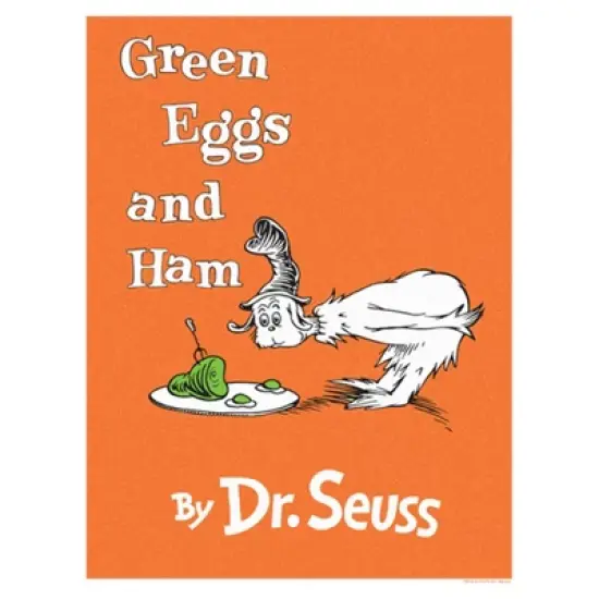 Women's Dr. Seuss Green Eggs and Ham Book Cover T-Shirt image {1}