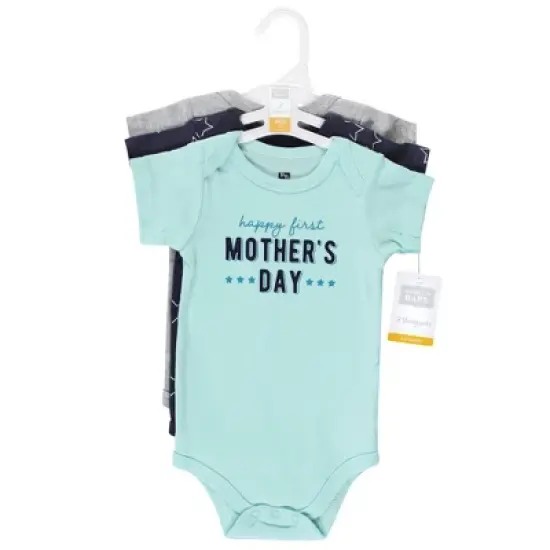 Hudson Baby Infant Boy Cotton Bodysuits, Boy Mothers Day image {1}