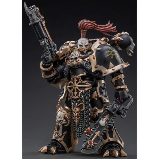 Brother Slael Black Legion Havocs Champion 1/18 Scale | Warhammer 40K | Joy Toy Action figures image {1}