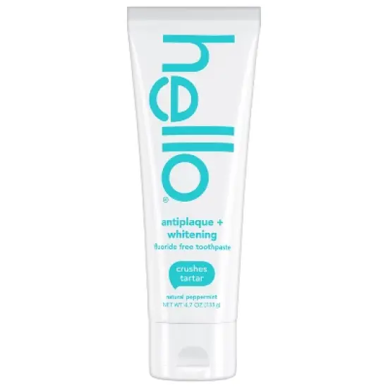 hello Antiplaque and Whitening Fluoride-Free Toothpaste , SLS Free and Vegan - 4.7oz image {9}