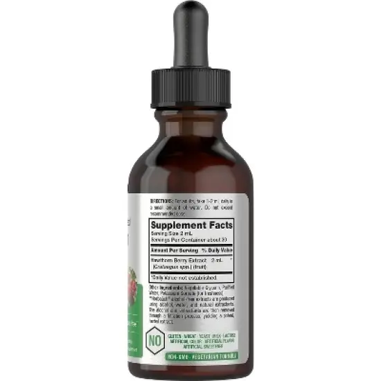 Horbaach Hawthorn Berry Liquid Extract | 2 fl oz image {1}