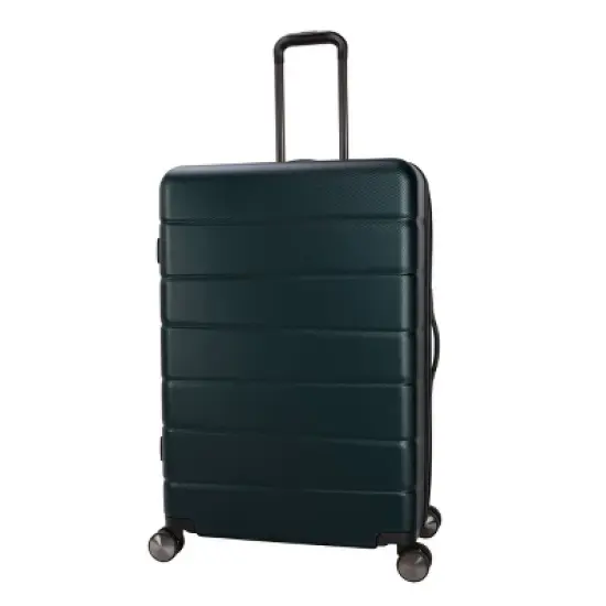 Skyline Hardside Large Checked Spinner Suitcase image {5}