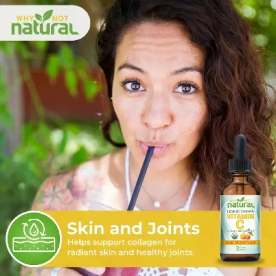 Why Not Natural Organic Liquid Vitamin C Drops Supplement image {5}
