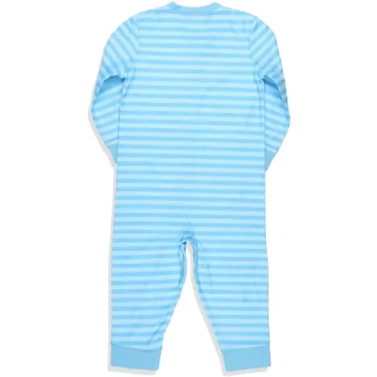 Nickelodeon Toddler Boys' Bubble Guppies Union Suit Footless Sleep Pajama Turquoise image {2}