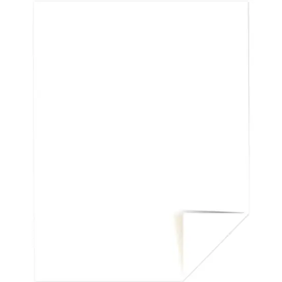 Neenah 110lb Classic Crest Cardstock 8.5"X11" 125/Pkg-Solar White, MSRP $.22 Per Sheet image {1}