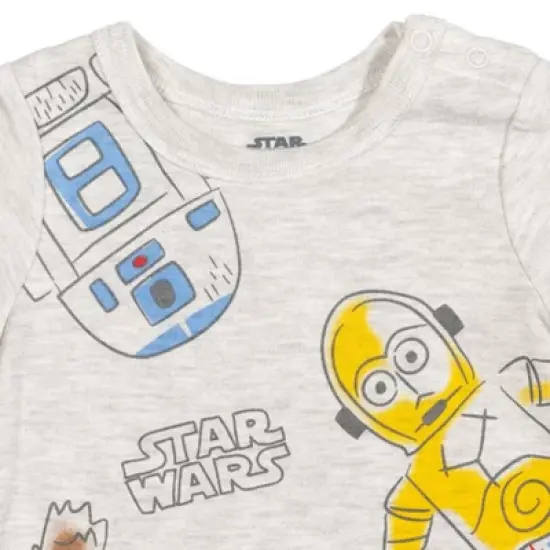 Star Wars Chewbacca R2-D2 C-3PO droids Romper and Sunhat Chewbacca, R2-D2, C-3Po, Yoda  image {3}