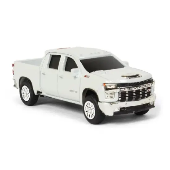 ERTL 1/64 2020 Chevy Silverado LT, White, Collect N Play by ERTL 47467-2 image {1}