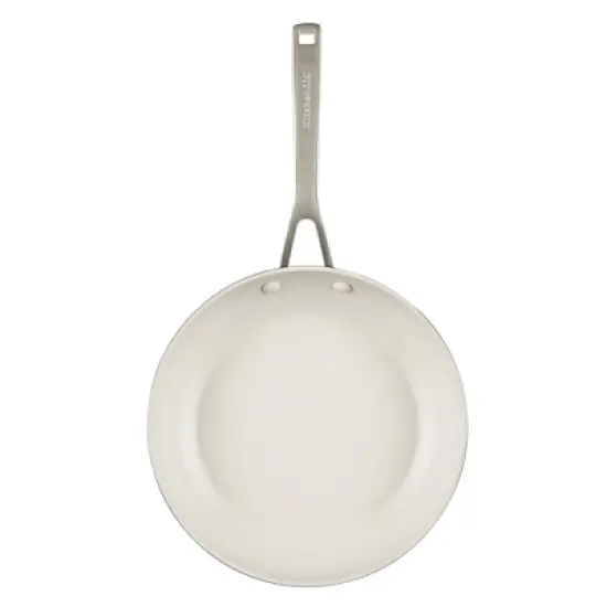 KitchenAid 10pc Hard Anodized Ceramic Nonstick Cookware Set Matte Black: Lifetime Warranty, Hand Wash, Gas Compatible image {6}