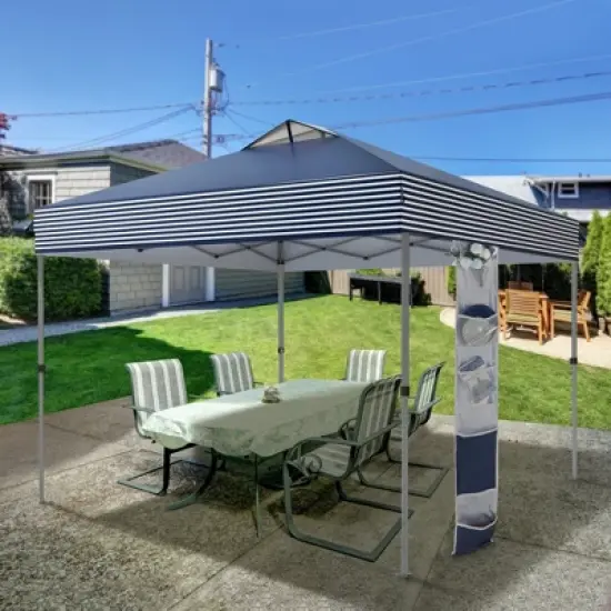 Captiva Designs 10&rsquo;x10&rsquo; Instant Pop Up Canopy Tent &ndash; One-Push Setup with Vented Roof, Includes Storage Bag and Accessories image {14}