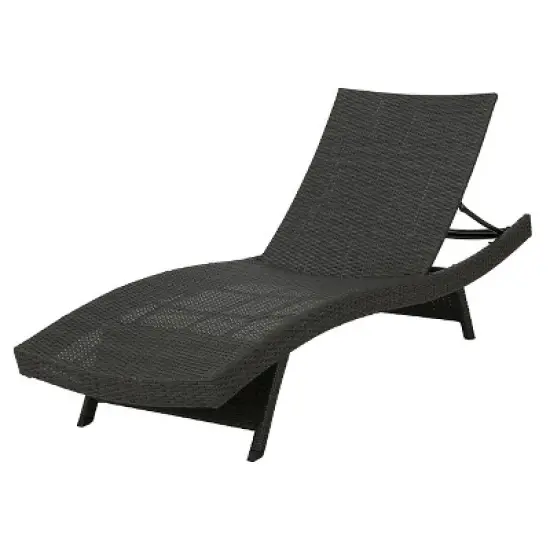 Toscana Wicker Patio Lounge: Christopher Knight Home, Adjustable, All-Weather, Iron Frame image {6}