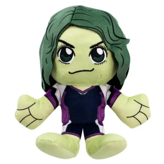 Bleacher Creatures Marvel She Hulk 8" Kuricha Sitting Plush image {2}