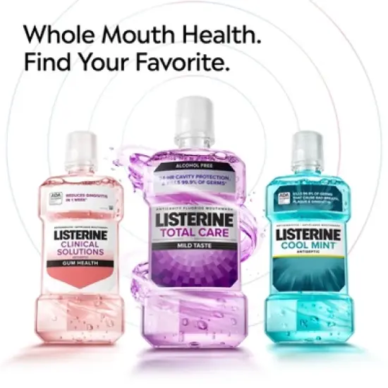 Listerine Total Care Anticavity Mouthwash - Fresh Mint - 250 mL image {9}