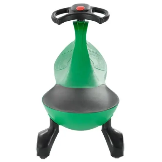Toy Time Zig Zag Twist and Wiggle Car Ride-On Toy - Green image {1}