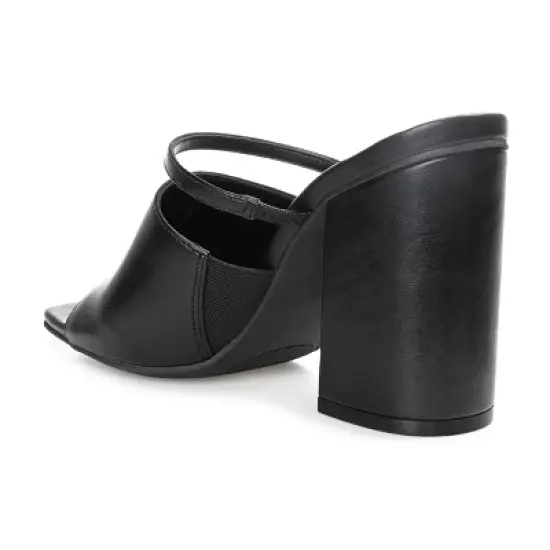 Journee Collection Womens Heiddy Tru Comfort Foam Open Square Toe Block Heel Sandals image {6}