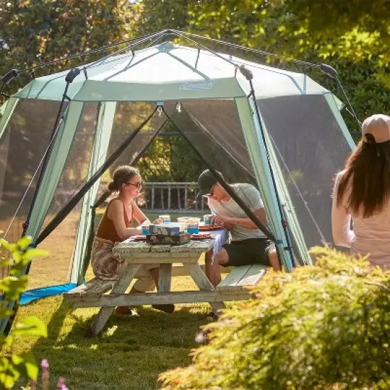 Coleman 13'x15' Skylodge Instant Screened Shelter Canopy Tent - Moss image {3}