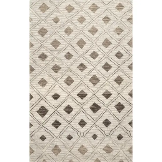 Arvin Olano x RugsUSA - Coco Trellis Wool Area Rug image {10}