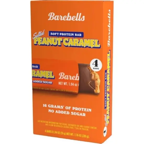 Barebells Soft Protein Bars - Salted Peanut Caramel - 7.76oz/4pk image {3}