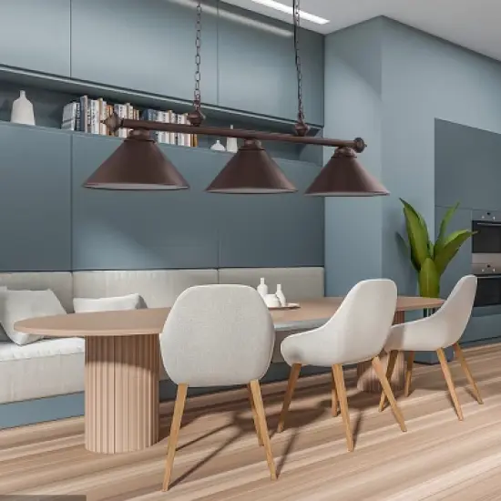 GSE 56" Hanging Billiard Pool Table Lights for 7ft/8ft Pool Tables image {5}