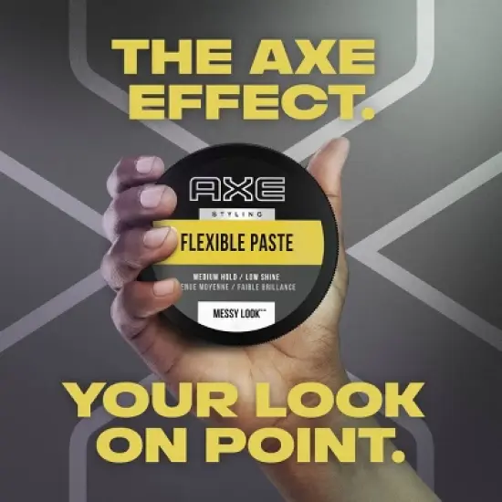 Axe Styling Messy Look Medium Hold Low Shine Flexible Hair Paste - Travel Size - 2.64oz image {5}