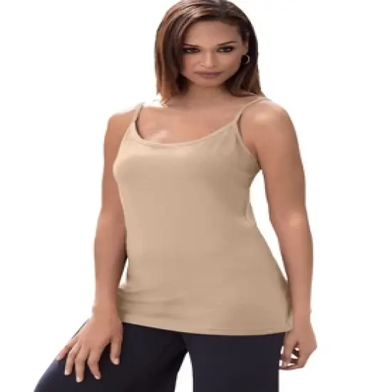 Jessica London Women&rsquo;s Plus Size Cami Top with Adjustable Straps image {12}