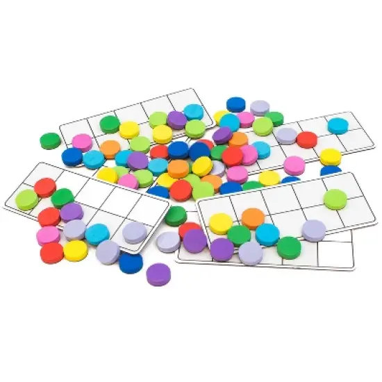 Junior Learning Rainbow Ten Frames image {1}