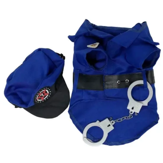 Pet Life 'Pawlice Pawtrol' Police Uniform Dog Costume image {3}